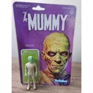 Super7 ReAction Figure Universal Monsters The Mummy Green Head Variant 3.75 Inch